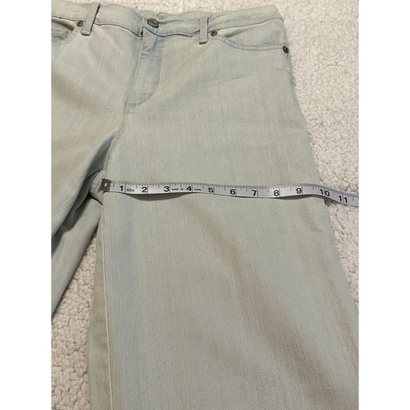 Gloria Vanderbilt Slimming Effect Wide-Leg Denim Jeans Light Women's Size 8 - Picture 9 of 14